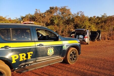 PRF apreende 324 quilos de maconha após perseguição e troca de tiros na GO-436