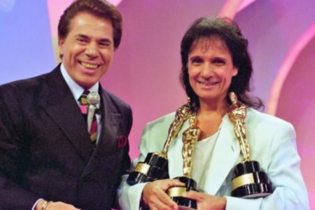 Silvio Santos e Roberto Carlos (Foto: Reprodução)