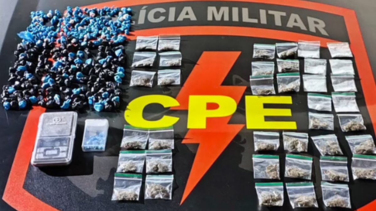 PM apreende quase 400 porções de crack em Caldas Novas