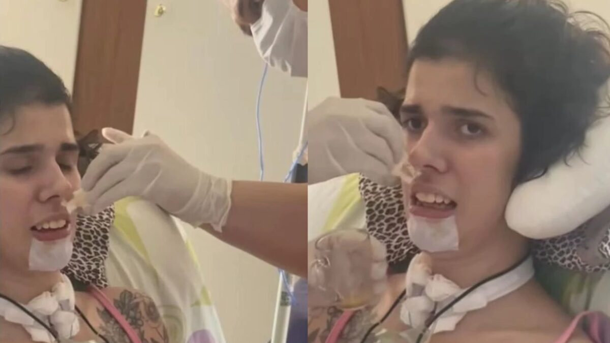 Goiana que teve reação alérgica após cheirar pimenta consegue sentir sabor de carne, Thais Medeiros sentiu sabor de caldo de carne