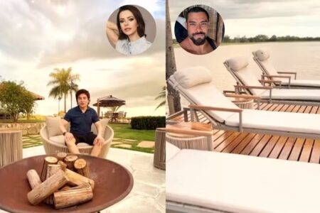 Propriedade é do pai da cantora, Xororó Sandy usa fazenda em Mozarlândia como refúgio para romance com médico