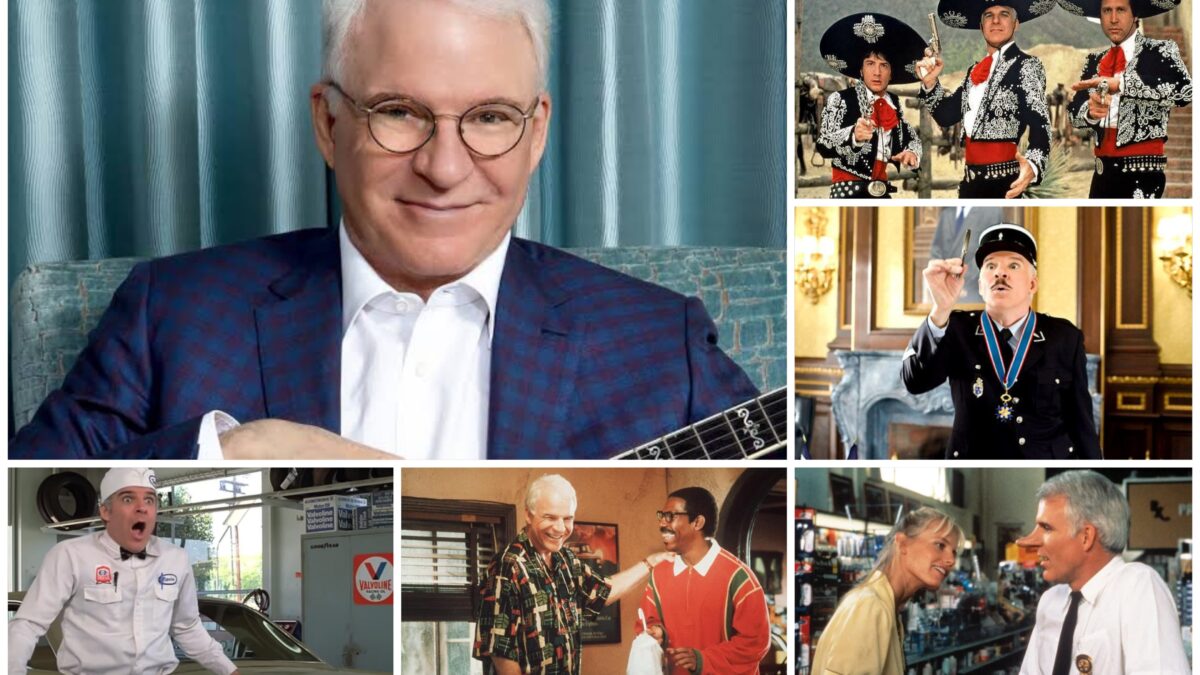 Aproveitando o lançamento da quarta temporada da série de comédia "Only Murders in Bulding", do Disney+, vamos relembrar os MELHORES FILMES da carreira do ótimo STEVE MARTIN. Vamos de lista!