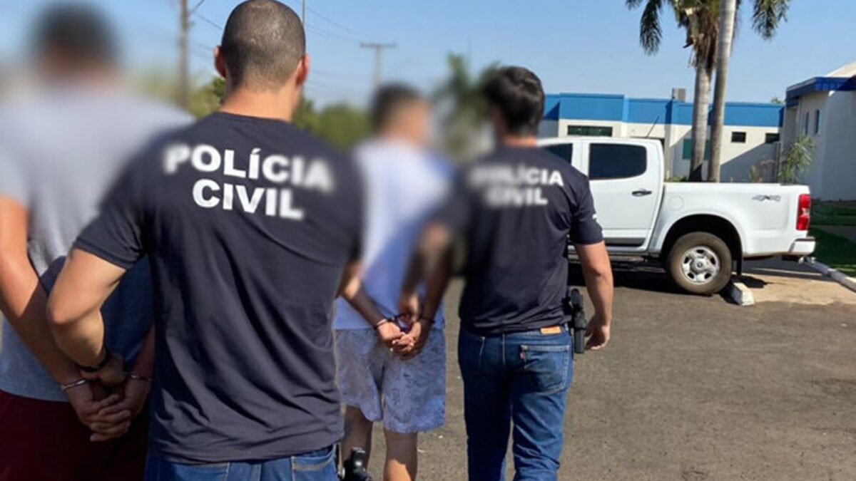 Polícia prende suspeitos de tentativa de homicídio, em Goiatuba