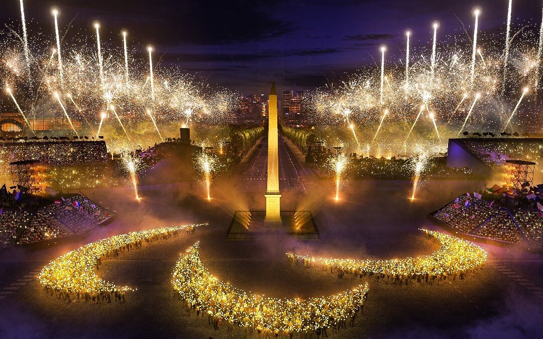Festa de abertura em Paris