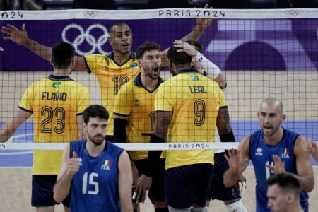 Jogadores brasileiros de vôlei masculino