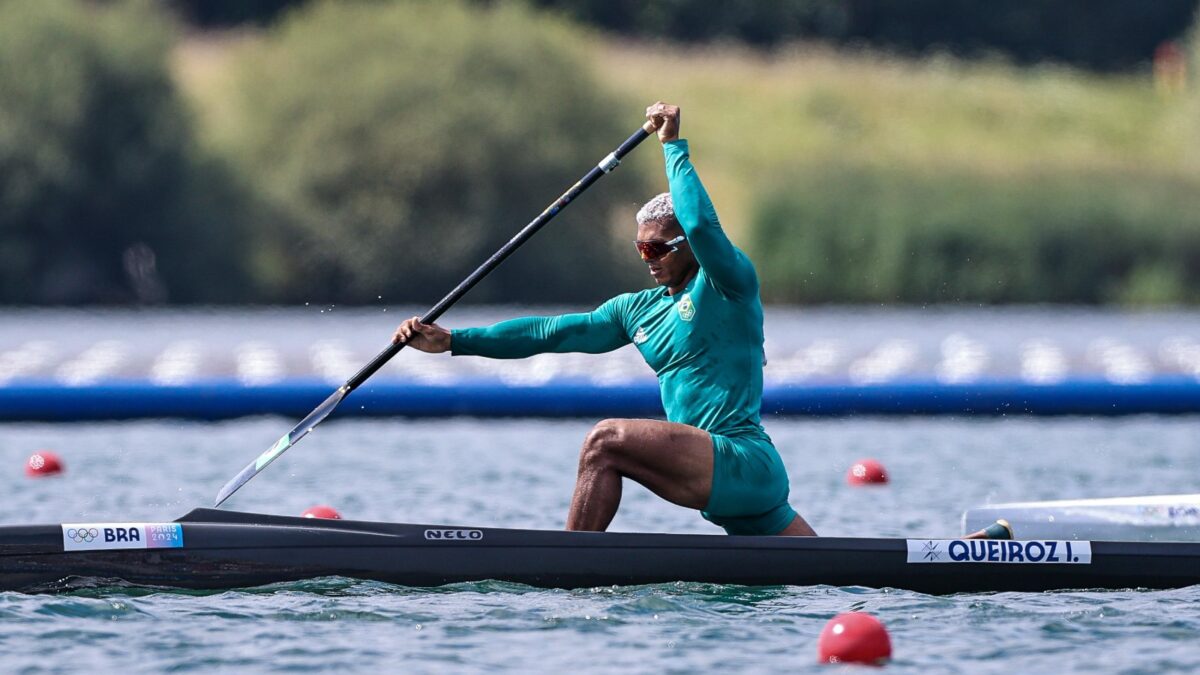 Isaquias Queiroz na canoagem C1 1000m