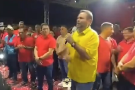 Prefeito Raylan Barroso: whey protein grátis (Foto: Reprodução)