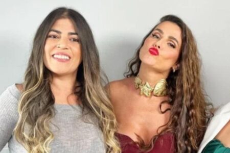 Deborah Secco se encontra com Raquel Pacheco e diz que começaram os trabalhos de 'Bruna Surfistinha 2'