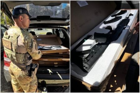 PF apura se fuzis tchecos apreendidos em Goiânia vieram via Paraguai Armas foram apreendidas no setor Jardim Novo Mundo