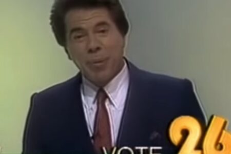 Caiado lembra de Silvio Santos na campanha presidencial de 1989 (Foto: reprodução/YouTube)