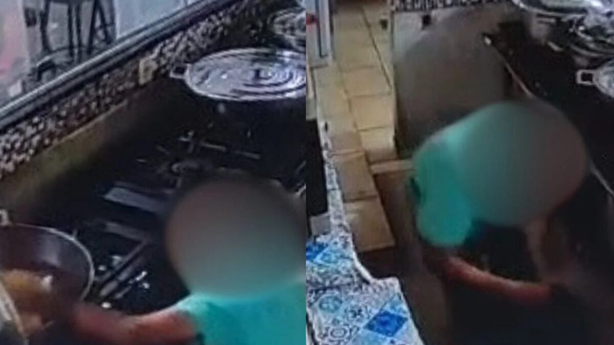 Homem é preso após ser filmado furtando frangos de restaurante em Anápolis Suspeito havia furtado os alimentos para consumo próprio
