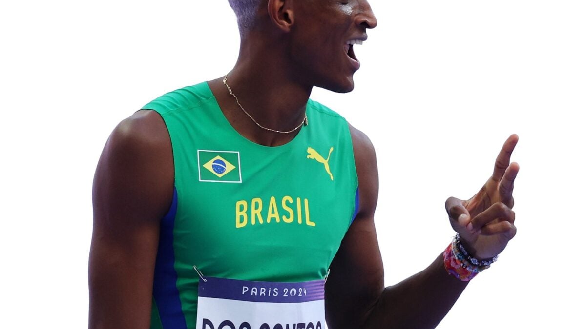 Alison 'Piu' dos Santos competindo em Paris 2024