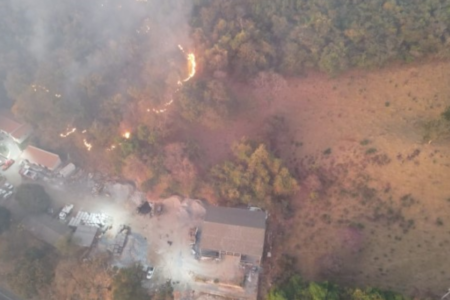 Queimadas geram cenário de preocupação em Goiás (Foto: Divulgação(