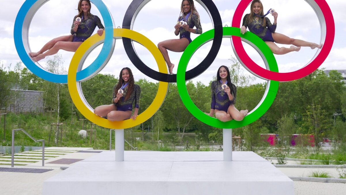 Equipe de Ginástica Artística em Paris