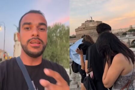 Brasileiro viraliza por ajudar turistas e enfrentar 'pickpockets' na Itália; veja vídeo