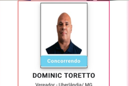 Toretto genérico, candidato a vereador em Uberlândia (Foto: Reprodução)