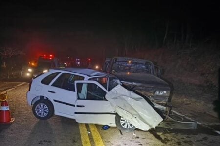 Colisão frontal na GO-050, em Trindade, deixa dois mortos