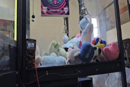 Máquinas de bichinhos de pelúcia ficavam com garra fraca (Foto: Reprodução)