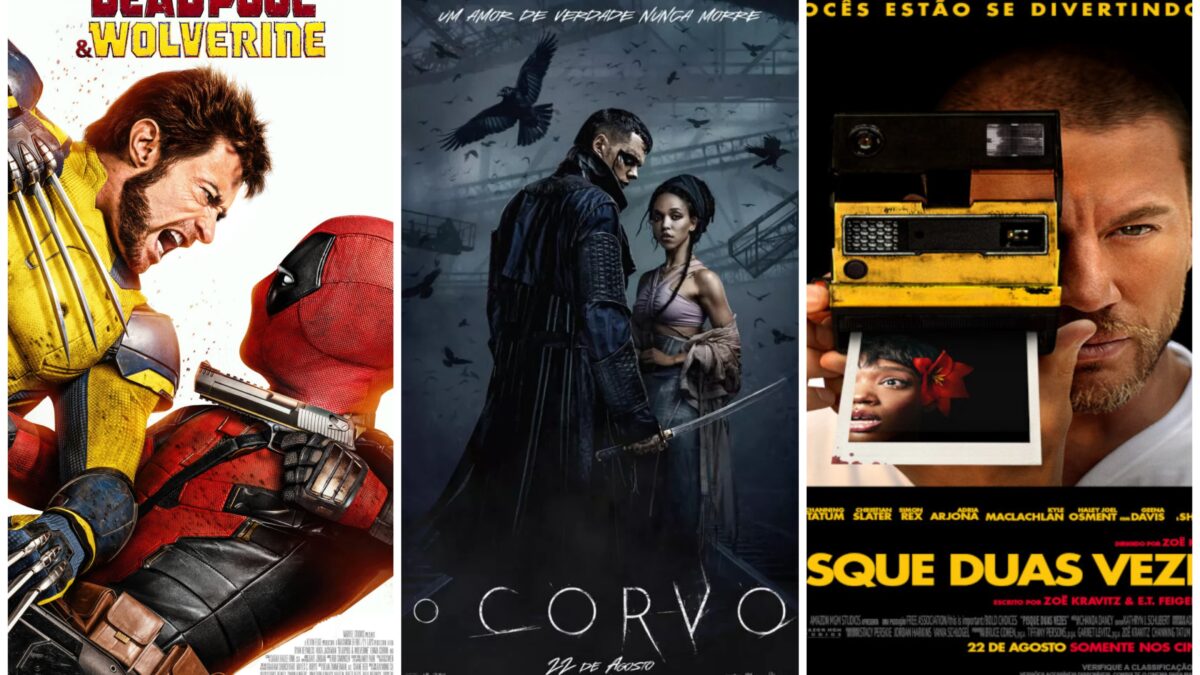"Deadpool & Wolverine" voltou ao topo das bilheterias em seu quinto final de semana em cartaz. A aventura de super-heróis da Marvel se destacou sobre a competição (embora anêmica), com dois novatos, "O Corvo" e "Pisque Duas Vezes", fracassando em suas estreias.