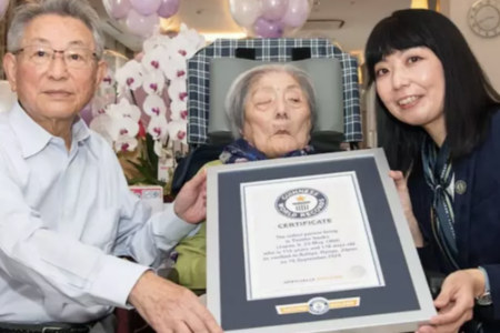 Tomiko Itooka, pessoa mais velha do mundo (Foto: Divulgação)