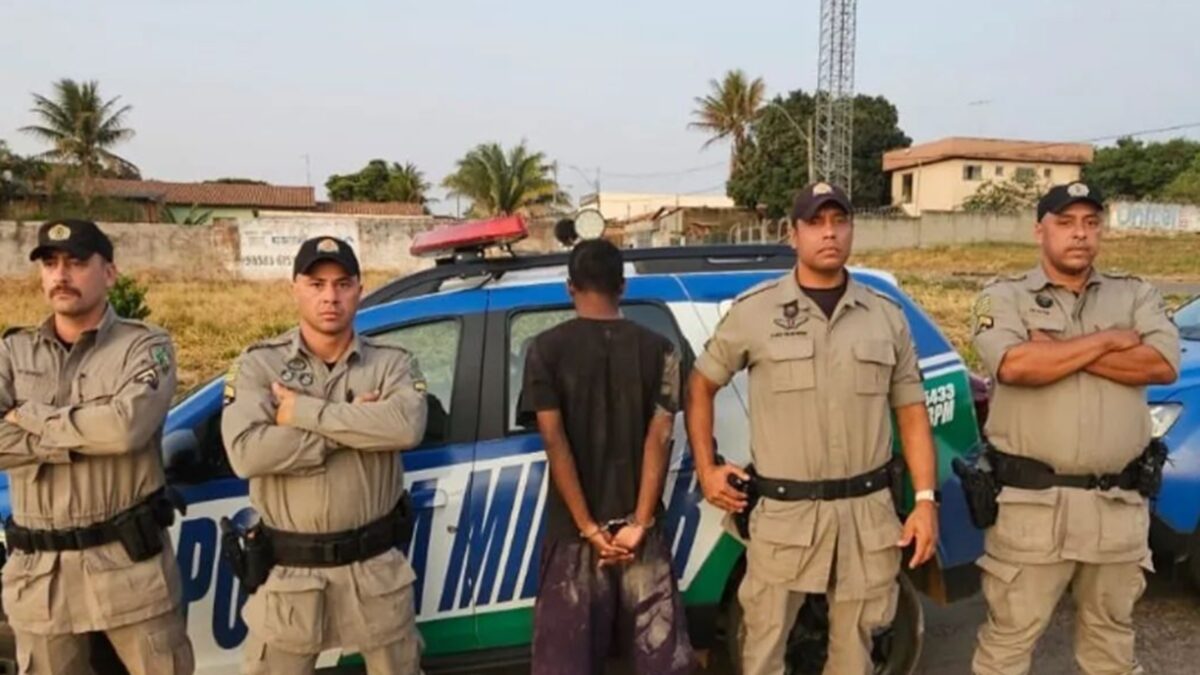 Preso homem que agrediu com paulada vítima em carreata política na Cidade Ocidental