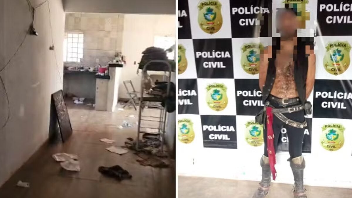 Homem é preso suspeito de manter esposa e sete filhos em cárcere privado em Pirenópolis