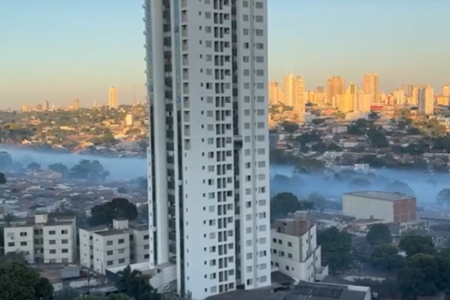 Fumaça na região Sul de Goiânia