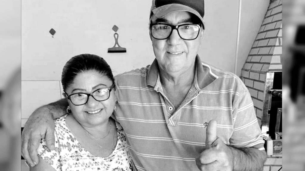 Ailton Silva Cunha, de 61 anos, e sua esposa Maria Meres de Sousa Costa, de 65 anos (Foto: Reprodução/Redes Sociais)