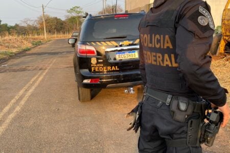 Operação Falsas Promessas, deflagrada pela PF em Mineiros (Foto: Divulgação)