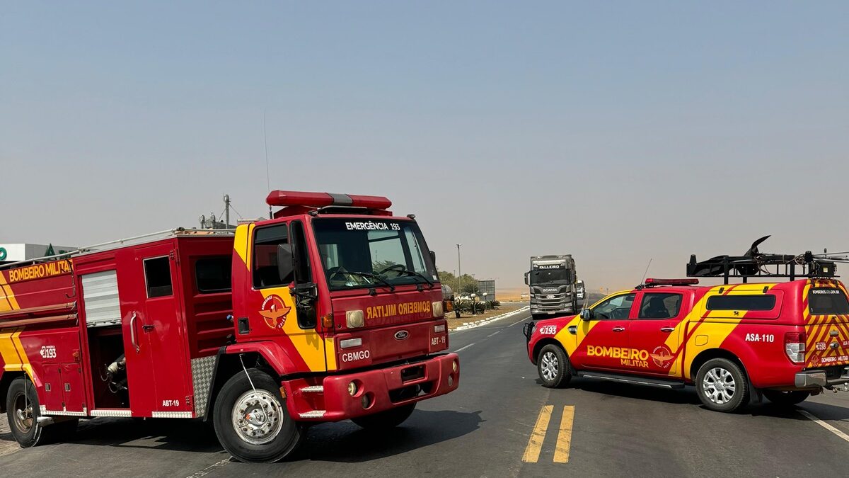 Morre mulher que teve o corpo queimado em incêndio às margens da BR-364, em Goiás
