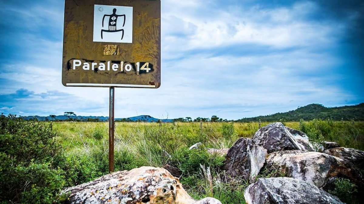 Paralelo 14, na Chapada dos Veadeiros (Foto: Redes sociais)
