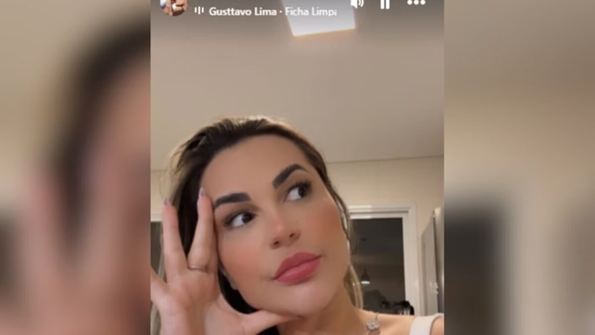 Deolane posta foto com música Ficha Limpa, de Gusttavo Lima, após reportagem do Fantástico