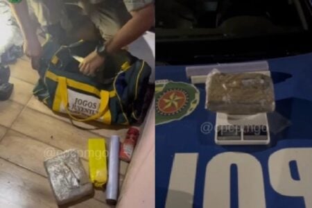 Dupla é presa com maconha e cocaína em fundo falso dentro de casa em Goiânia antecedentes criminais por homicídio e posse de arma de fogo