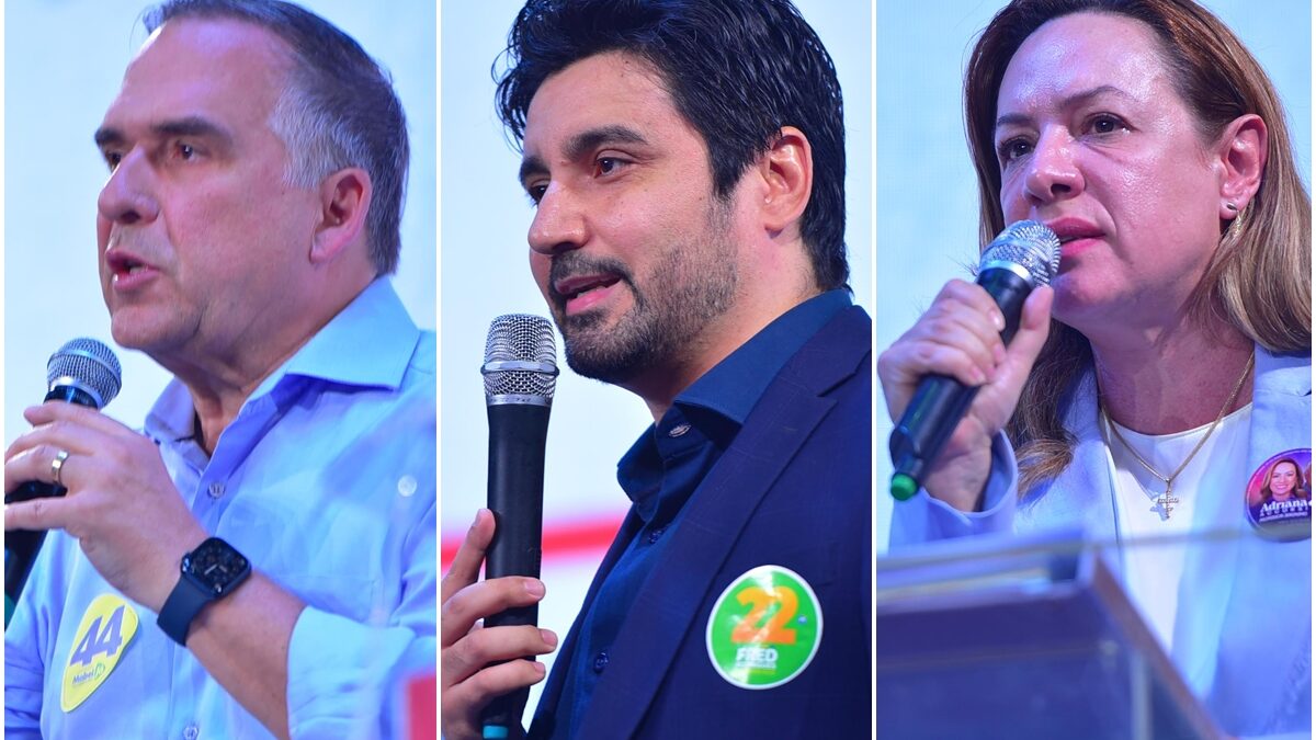 Goiás Pesquisas/Mais Goiás: na espontânea, Mabel tem 18,8%, Fred 17,64% e Adriana 15,64%