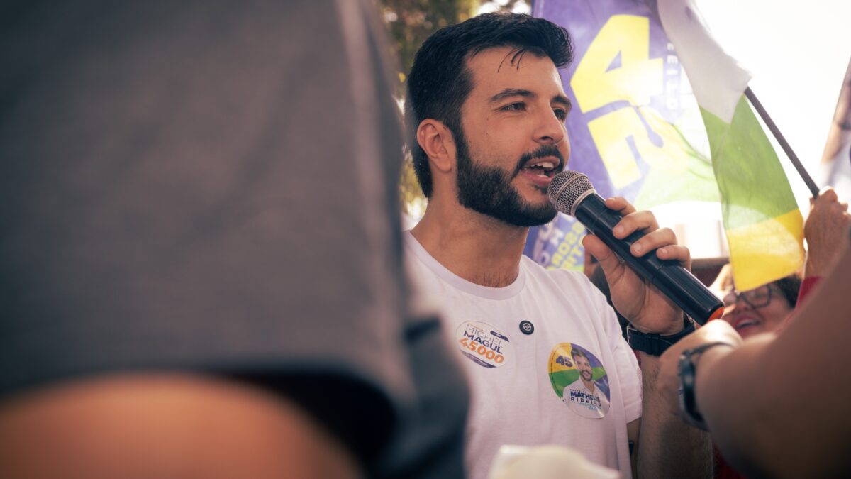 candidato vota na Escola Itamar Martins Ferreira, no Setor Bela Vista Matheus Ribeiro faz caminhada na Avenida Mangalô neste sábado agenda