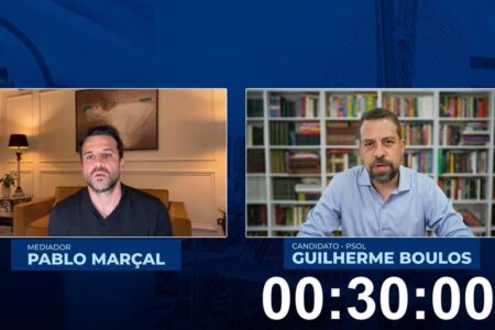 Boulos responde a Marçal, acata propostas, é cobrado a manter nível e ignora laudo falso em sabatina