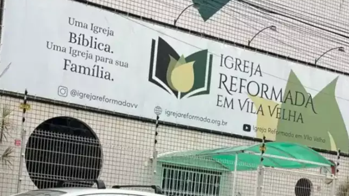 Fachada da Igreja Reformada de Vila Velha, no Espírito Santo. Foto (Reprodução)