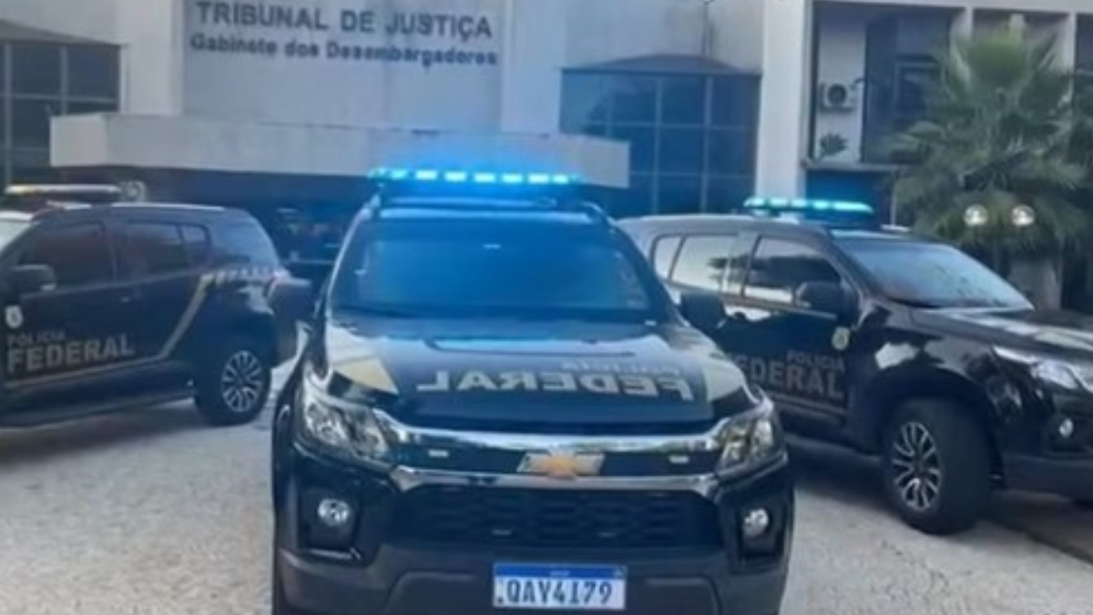 Operação da Polícia Federal que mira desembargadores em MS (Foto: Reprodução)