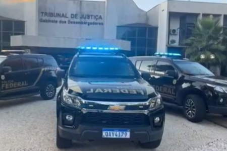 Operação da Polícia Federal que mira desembargadores em MS (Foto: Reprodução)