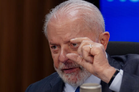 Presidente Lula, durante entrevista no programa Bom Dia, Presidente, nos estúdios da EBC. (Foto: Rafa Neddermeyer/Agência Brasil)