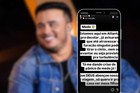 Kauan, da dupla com Matheus: crise de pânico (Montagem: Mais Goiás)