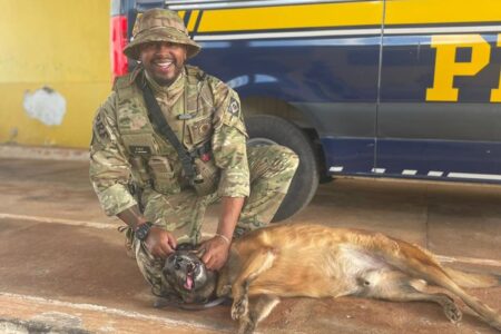 "Já faz falta", diz tutor de Turco, cão aposentado da PRF que morreu nesta semana