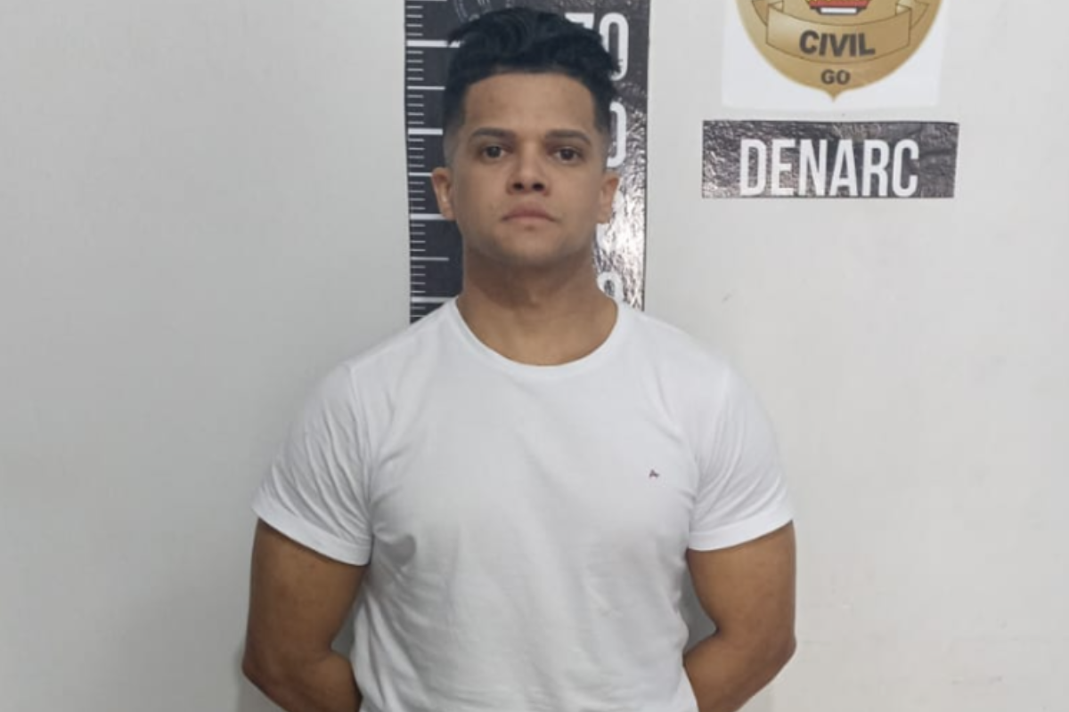 Dono de distribuidora preso em Goiânia (Foto: Polícia Civil)