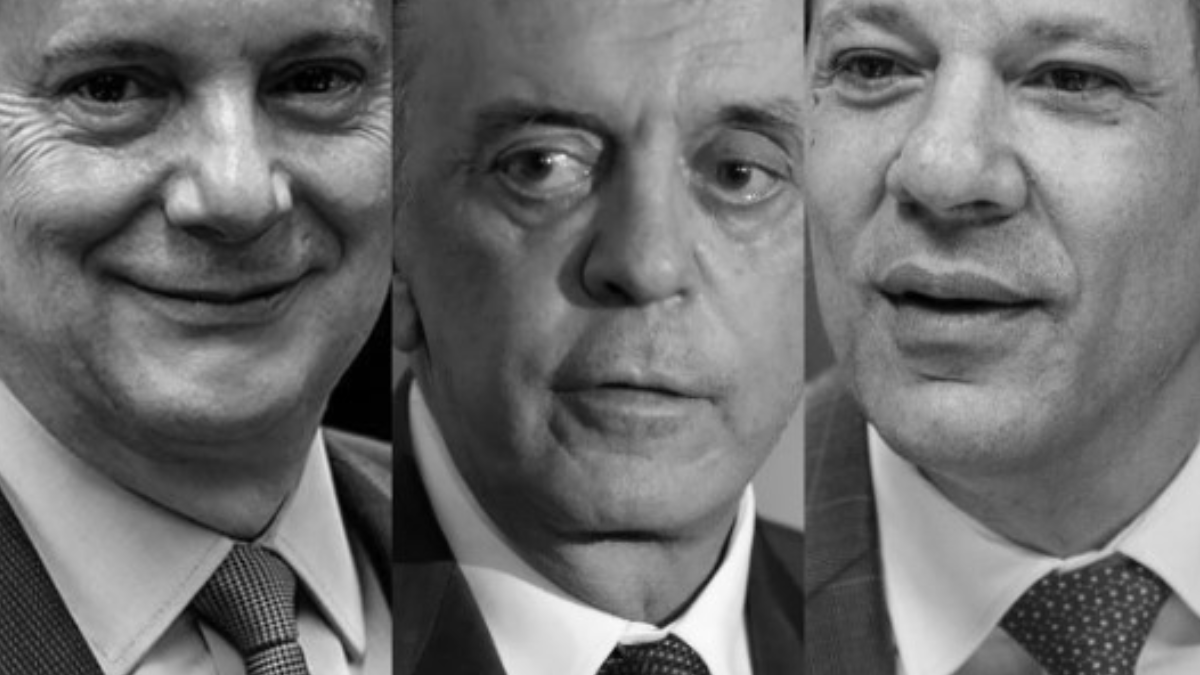 Celso Russomanno, José Serra e Fernando Haddad (Foto: Reprodução)