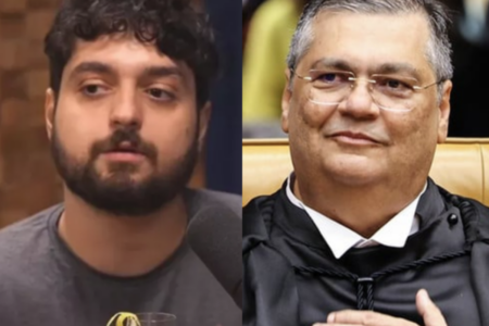 Youtuber Monark e ministro Flávio Dino (Fotos: Divulgação)