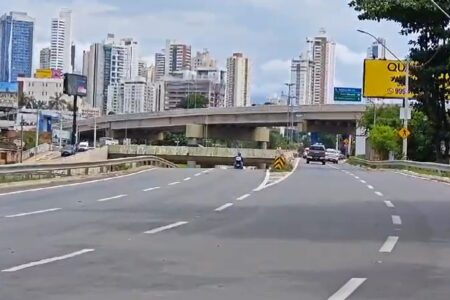 Goiânia: Marginal Botafogo tem trecho no sentido Norte/Sul liberado