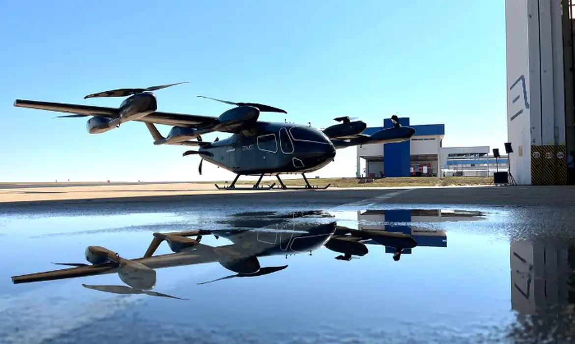 eVTOL (carro voador) modelo apresentado