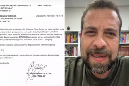 Marçal apresenta suposto laudo de uso de cocaína e Boulos pedirá prisão (Foto: reprodução)