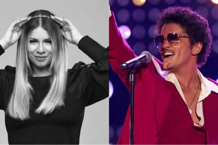 Bruno Mars presta homenagem a Marília Mendonça em show em Brasília