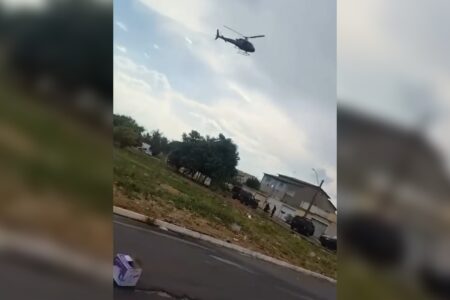 PM troca tiros com suspeito e persegue outro alvo acusado de tráfico, em Goiânia